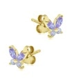 Beautiful Butterfly Silver Stud Earring STS-6201